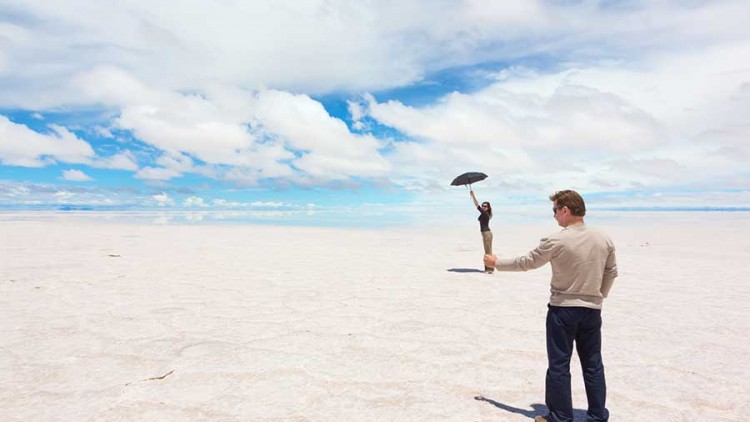 The Uyuni Salt Flats