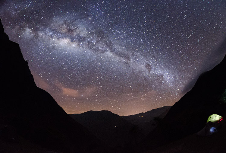 stargazing from the andes