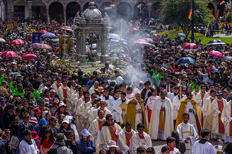 Corpus Christi festivities in cusco