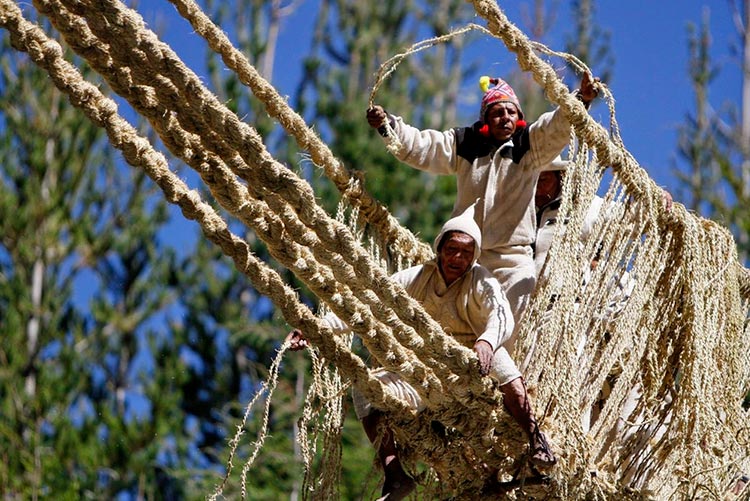 qeswachaka festivities in cusco