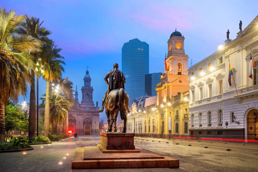 Santiago main square