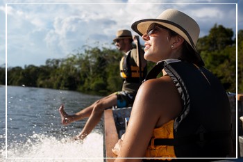 Cruising the Amazon River