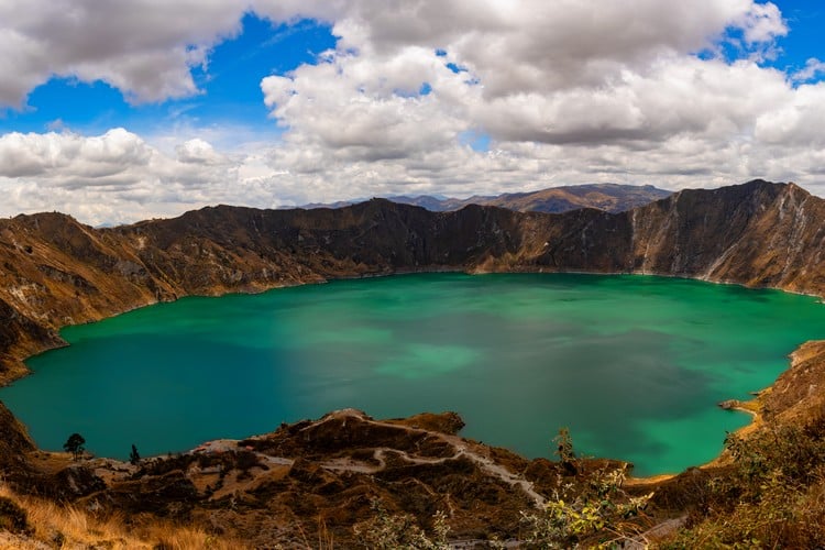 Quilotoa lake Ecuador Travel