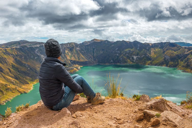 Quilotoa Lagoon